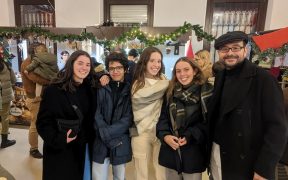 Mercadillo navideño alemán con nuestros alumnos de Bachillerato Colegio Santa María la Blanca